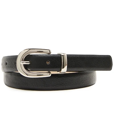 Steve Madden Women's Textured Chunky Buckle Belt