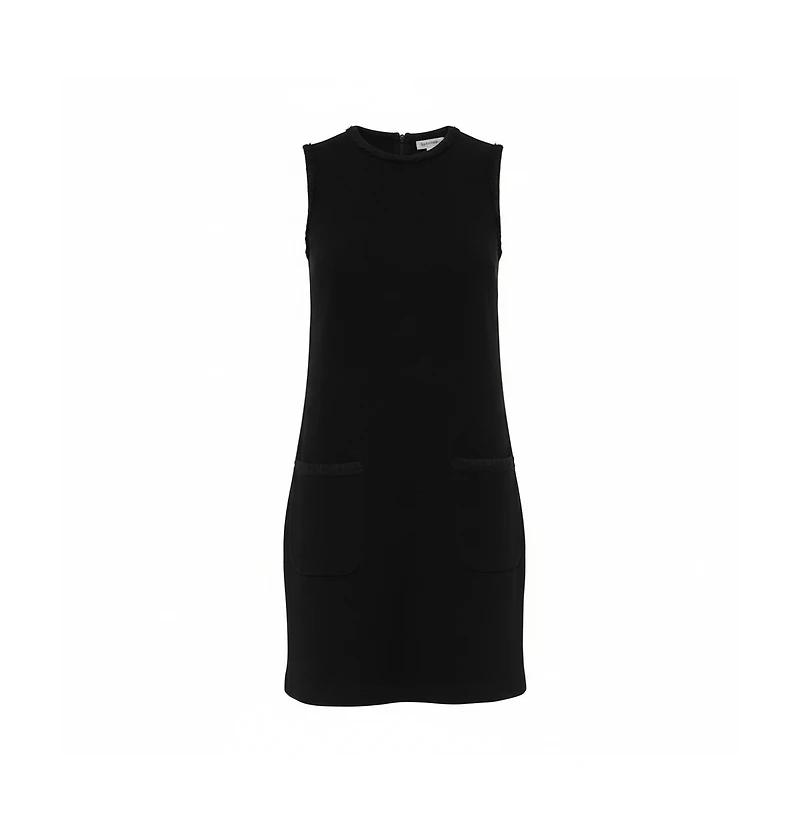 Pre-Owned Dolce & Gabbana Women's Crepe Sleeveless Shift Dress