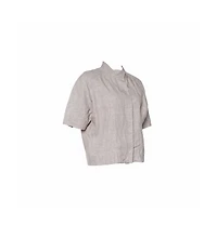 Pre-Owned Marni Women's Pre-Owned Isabel Marant Silk Embellished Collar Half Sleeve Top