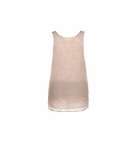 Pre-Owned Chloe Women's Beige Lace Sleeveless Top