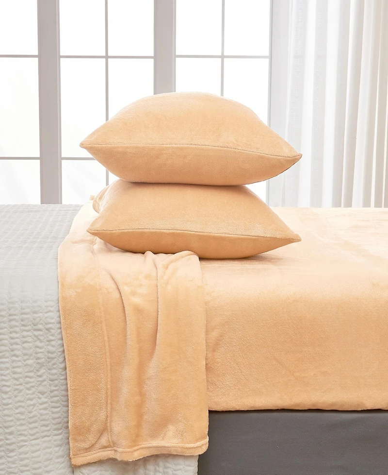 Linery & Co. Ultra-Soft Velvet Plush Solid Sheet Set