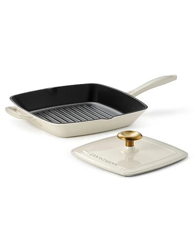 Tramontina Bestow Cast Iron 11" Grill Pan with Lid