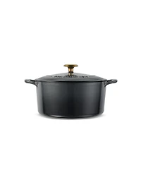 Tramontina Bestow Enameled Cast Iron 5.5-Quart Round Dutch Oven Pot with Lid
