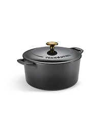 Tramontina Bestow Enameled Cast Iron 5.5-Quart Round Dutch Oven Pot with Lid