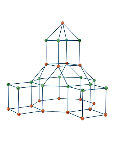 Hongge Fort Building Kit 120 Pcs Stem Construction Toy for Kids