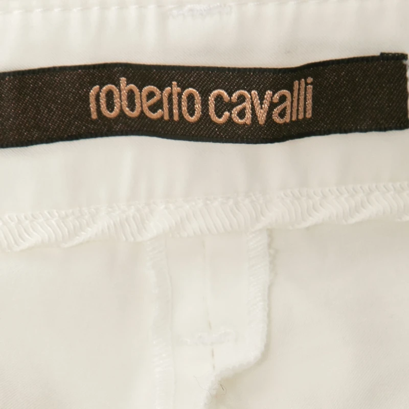 Pre-Owned Roberto Cavalli Women's Cotton Capri Pants