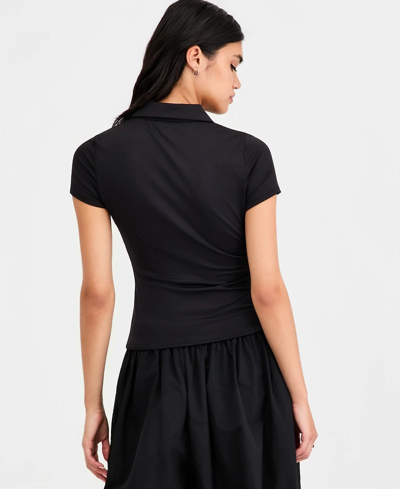 Bar Iii Women's Fitted Polo Shirt, Macy's Exclusive