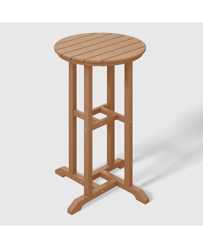 WestinTrends Outdoor Patio Counter Height Bar Stools Bistro Table Set