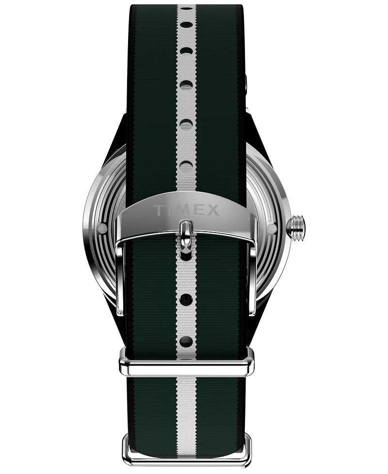 Timex Men's Quartz Analog Green Fabric Watch, 38mm