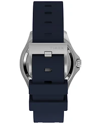 Timex Unisex Quartz Analog Blue Hnbr Rubber Watch