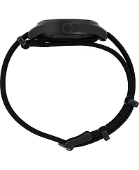 Timex Men's Quartz Analog Black eco-conscious Fabric Watch, 36mm
