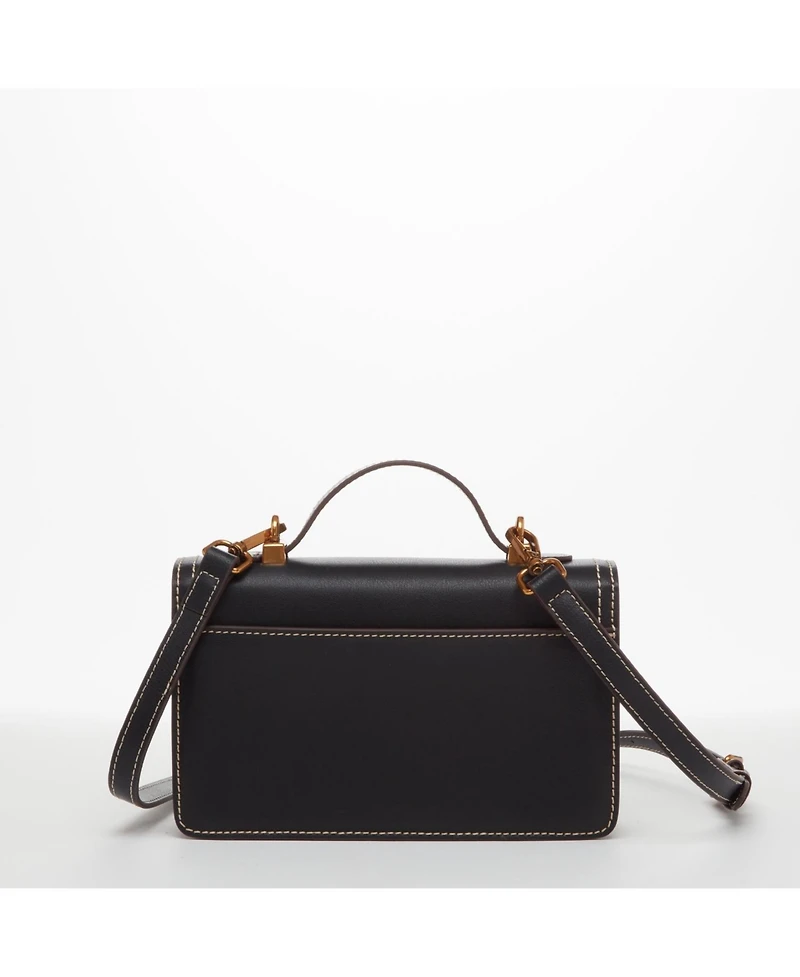 Susu Top Handle Leather Crossbody Bag Small Purse