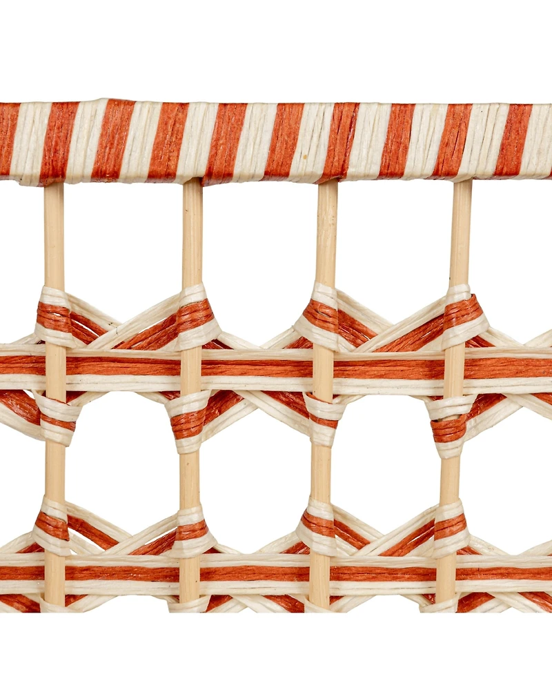 Household Essentials Rattan Woven Accent Shelf