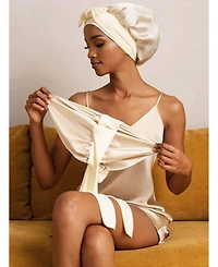 SilkSilky Pure Silk Double-layer Bonnet