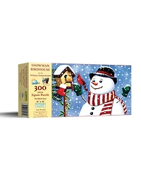 SunsOut Snowman/Birdhouse 300 piece Jigsaw Puzzle for Adults Christmas