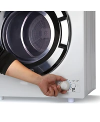 Black+Decker BCED26 Compact Dryer for Standard Wall Outlet, Small, 5 Modes, Load Volume 8.8 lbs