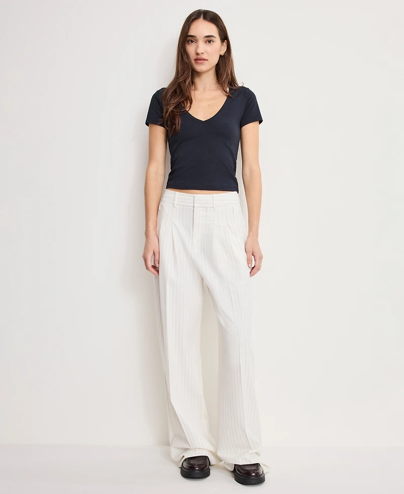 Good American Women's Essential Suiting Trousers