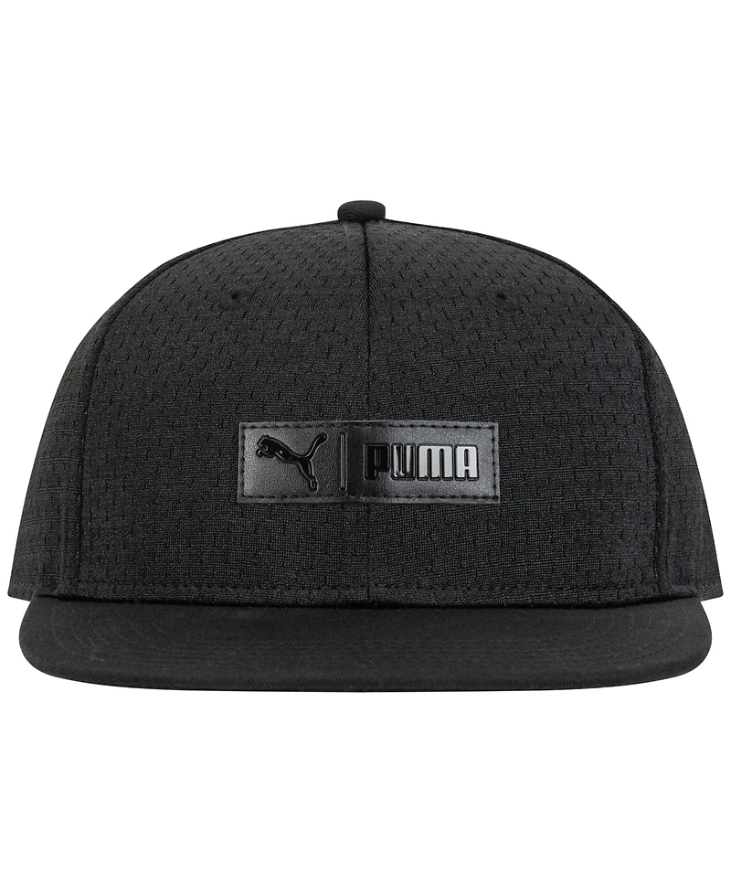Puma Men's Jump Flat Brim Embossed Patch Hat