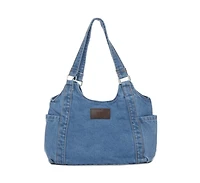 Susu Women's Denim Shoulder Tote Bag Hobo Casual Everyday Purse