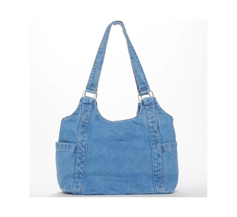 Susu Women's Denim Shoulder Tote Bag Hobo Casual Everyday Purse