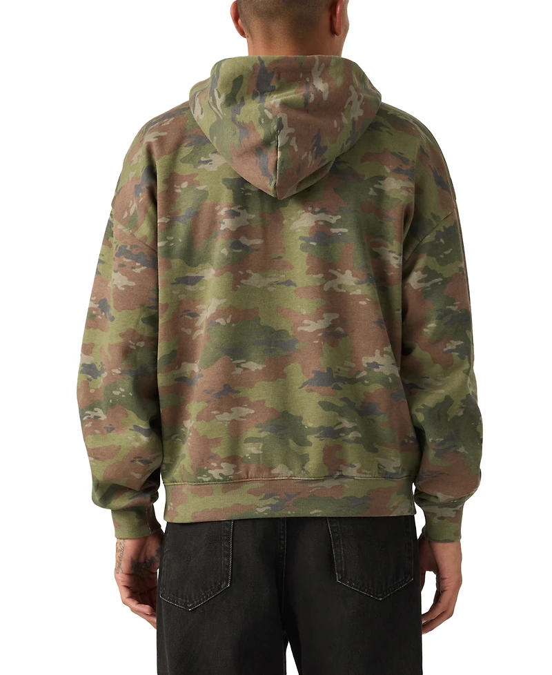 Levi's Men's Relaxed-Fit Cropped Full-Zip Hoodie