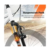 Hongge 24 Inch Kids Mountain Bicycle for Ages 8