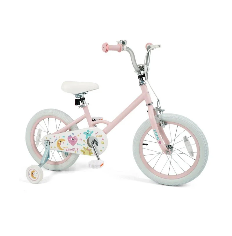 Hongge Inch Kids Bike with Adjustable Training Wheels