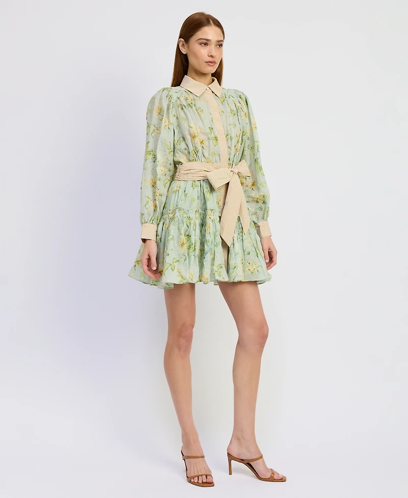 En Saison Women's Rylee Collared Mini Dress