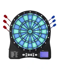 Sugift Electronic Dartboard Led Target with 48 Games and 500 Variations for 8 Players