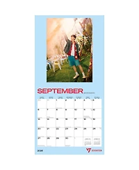 BrownTrout Seventeen Official | 2026 12 x 24 Inch (Hanging) Monthly Square Wall Calendar | Plastic-Free