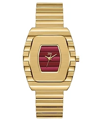Jbw Women's Atlas Swiss Quartz 18k Gold-Plated Stainless Steel Watch, 34mm