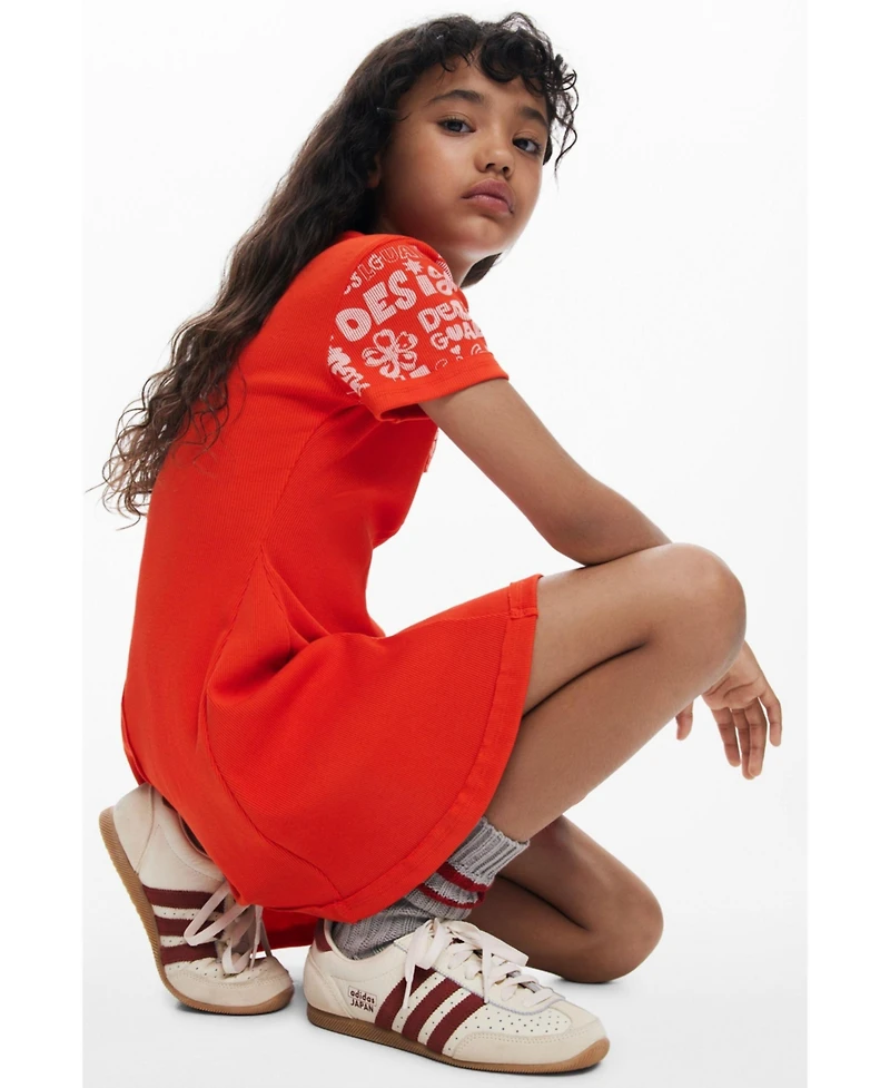 Desigual Girls short sleeves Knit Dress