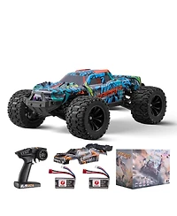 Mecale Rc Car 1:14, 4WD Off-Road Truck with Extra Shell, 45° Wheelie, Adjustable Speed, 42 km/h Hobby Racing Car for Kids 8+.
