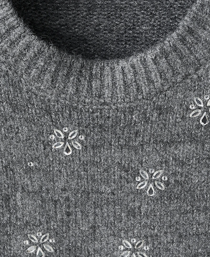 Mango Women's Crystal Detail Sweatshirt