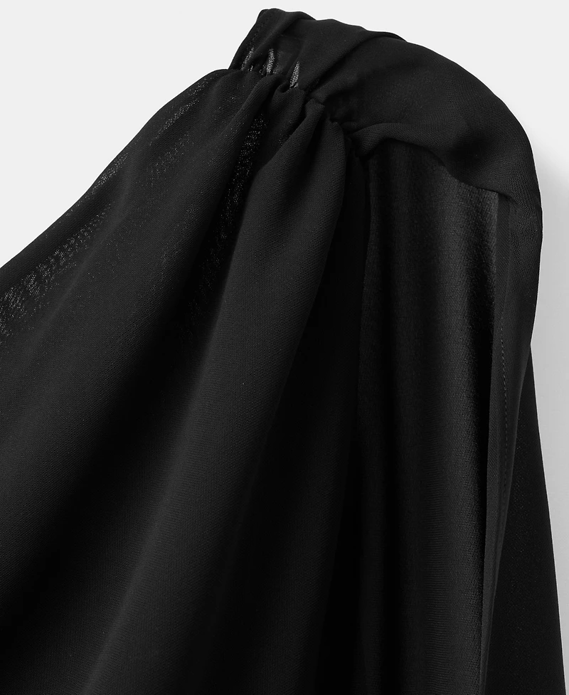 Mango Women's Asymmetrical Scarf Dress