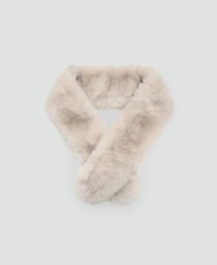 Mango Women's Fur-Effect Scarf