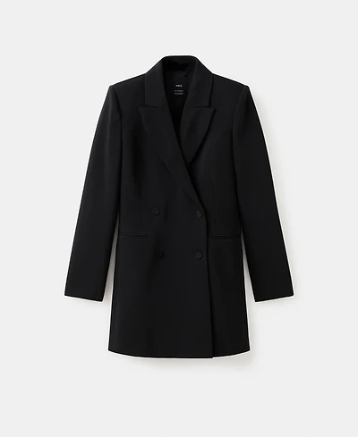 Mango Women's Double-Breasted Blazer-Style Dress