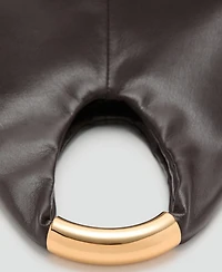 Mango Women's Metal Handle Handbag