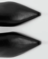 Mango Women's Block Heel Ankle Boots