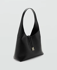 Mango Women's Metal Detail Shoulder Bag
