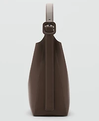 Mango Women's Buckle Shopper Bag