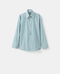 Mango Women's Oversize Striped Shirt