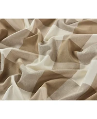 Kate Aurora Country Farmhouse Living Classic Buffalo Plaid Checkered Single Grommet Top Window Curtain Panel - 54 in. W x 84 L, Burgundy