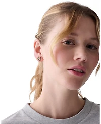 kate spade new york Cubic Zirconia Pizza My Heart Stud Earrings