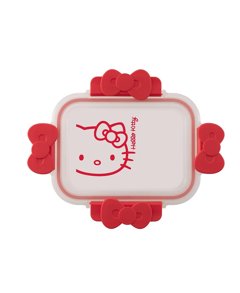 JoyJolt Hello Kitty Fluted Food Storage Containers, Set of 2