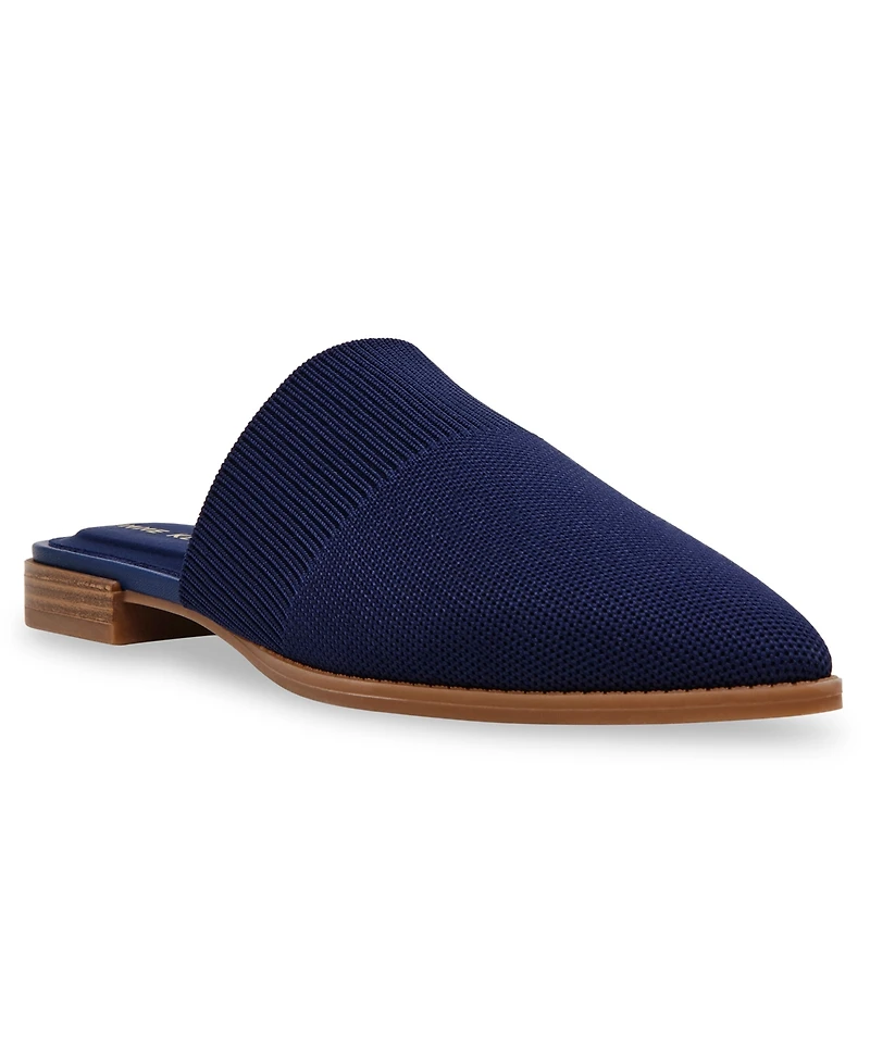 Anne Klein Women's Vassar Pointed Toe Knit Mules
