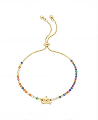 Disney Princess Crown Multicolor Bolo Bracelet