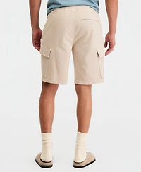Sun + Stone Men's Trevor Cotton-Blend 10" Cargo Shorts, Macy's Exclusive