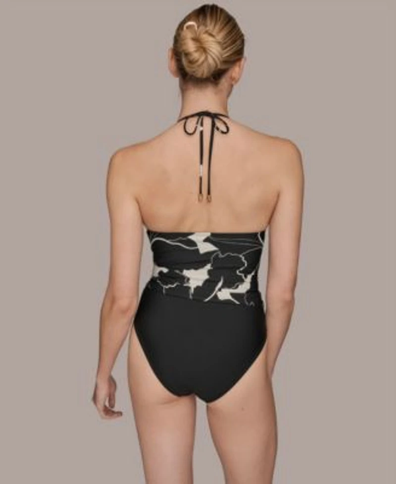 Donna Karan New York Womens Halter Neck Tankini Bottoms