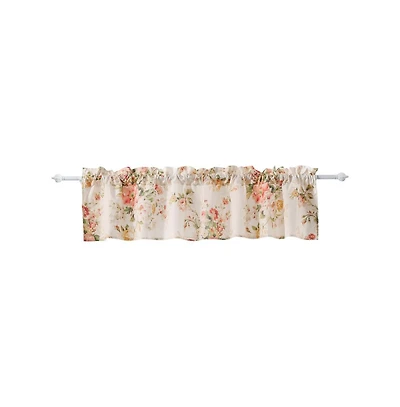 Greenland Home Fashions Grace Embrace Beauty Luxurious Modern Window Treatment Valance Each panel 84'x16" Buttercup